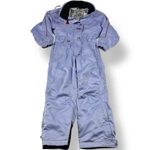 Spyder Purple Picabo Ski Jumpsuit One Piece Hooded Thinsulate Youth Girl 14